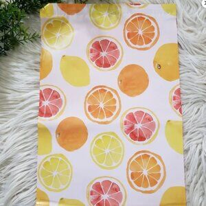 20 10x13 Citrus designer poly mailer